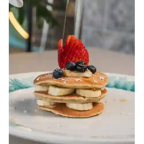 Pancakes de Avena con Banano
