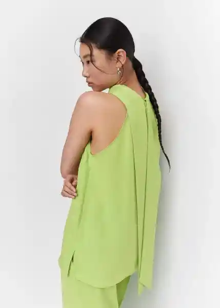 Blusa Charlot Lima Talla XS Mujer Mango