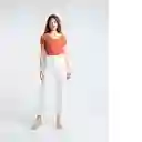  Camiseta Mujer Color Naranja Tabasco Medio Talla M Naf-Naf 