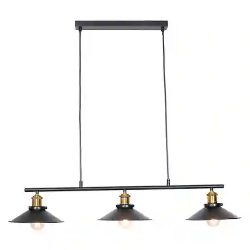 Abitare Lámpara Techo Vary 2.0 Negro 3 Luces