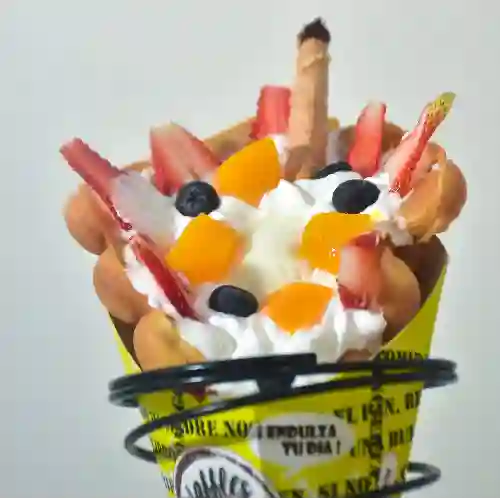 Bubble Waffle Fruits
