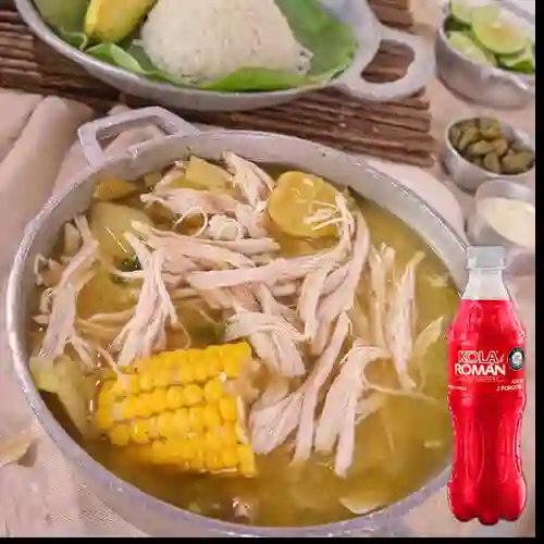 Combo Ajiaco + Kola Román Original 400ML