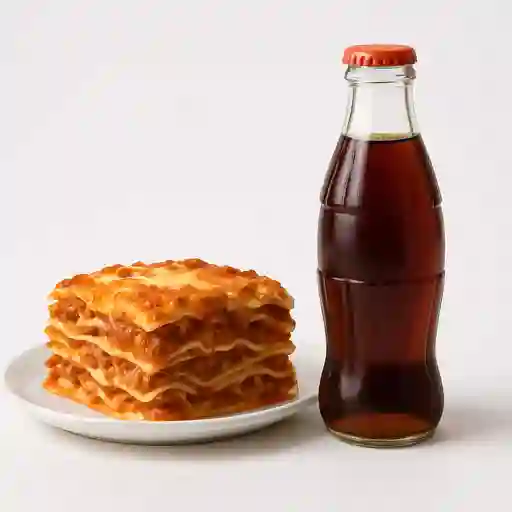 Combo Lasaña y Gaseosa 250 ml