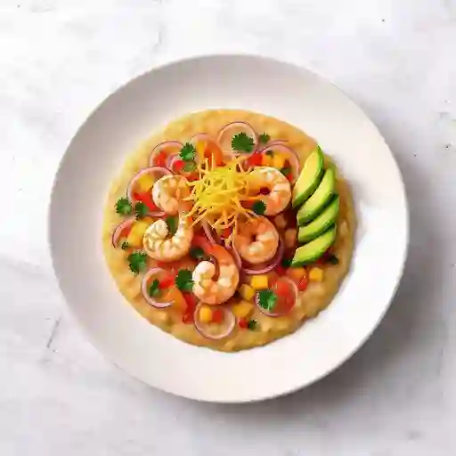 Ceviche Peruano De Camaron O Pescado