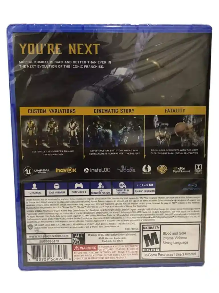 WB Games Videojuego Mortal Kombat 11 Playstation 4
