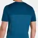 Reebok Camiseta Running Speedwick Tee Hombre Azul Talla XL