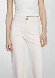 Jean Catherin Offwhite Talla 46 Mujer Mango