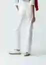 Pantalón Car Mujer Crudo Puro Talla 4 431G303 Naf Naf