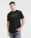 Camiseta Authentic Negro Sombrío Ultra Oscuro T. L Chevignon