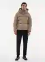 Abrigo Anorak Coli Topo Talla L Hombre Mango