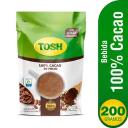 Tosh Cacao 100% en Polvo sin Azúcar