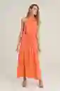 Vestido Aurora Color Naranja Talla L Ragged