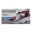 Black & Decker Plancha a Vapor de Titanio Morada