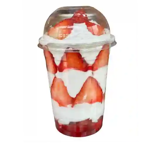 Fresa Con Crema Vaso 16 Oz