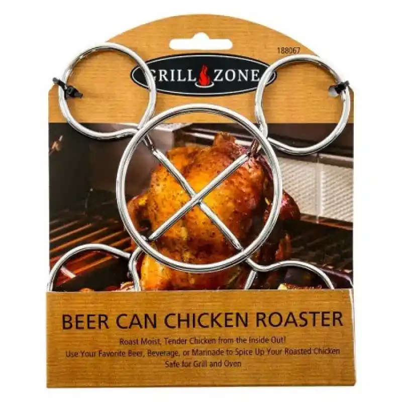 Home Grill Zone Base Para Pollo Cromada 188-067