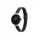 Reloj Minimalistic T Bar Para Mujer Negro 25200084 Calvin Klein