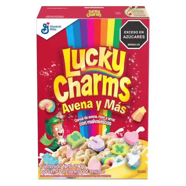 Cereal LUCKY CHARMS con malvaviscos x 290g