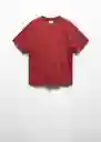 Camiseta Luckysr-H Rojo Talla L Hombre Mango