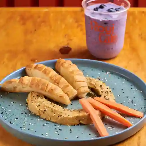 Hummus con Pesto