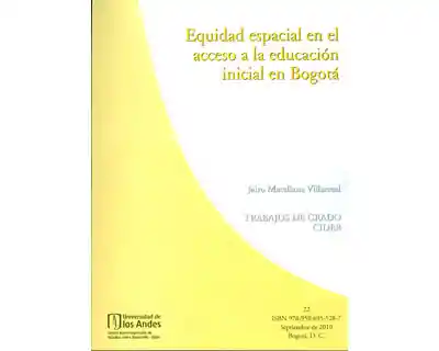Equidad espacial en el acceso a la educación inicial en Bogotá