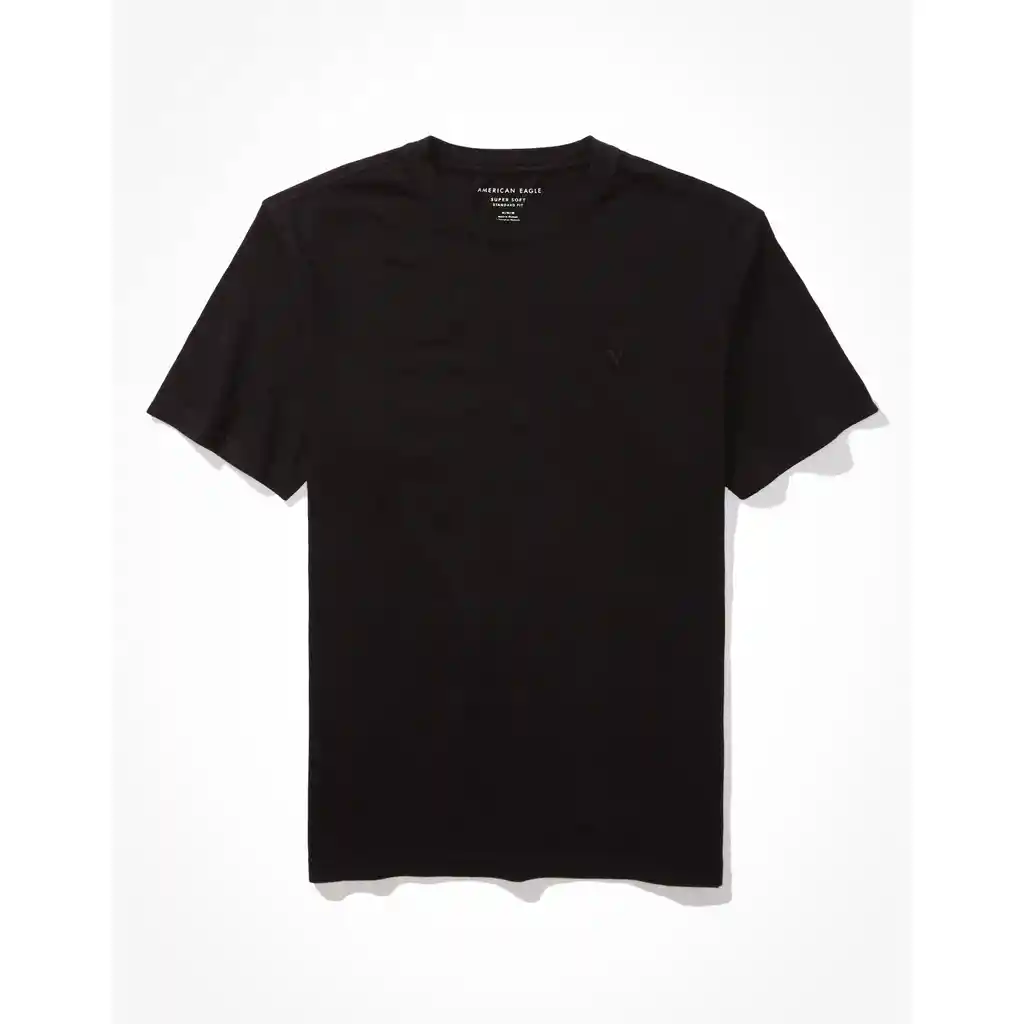 Camiseta Negro Talla X-small Hombre American Eagle