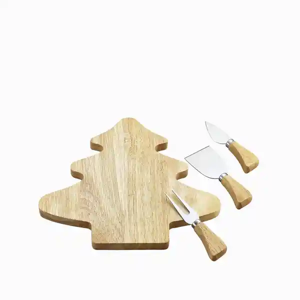 Set Para Quesos Árbol de Navidad Ambiente Gourmet