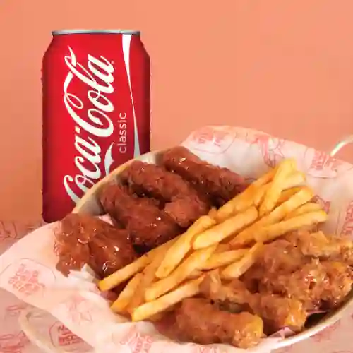 Alitas X 8 Piezas + Papas + Bebida