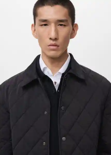 Chaqueta Gabriel Negro Talla M Hombre Mango