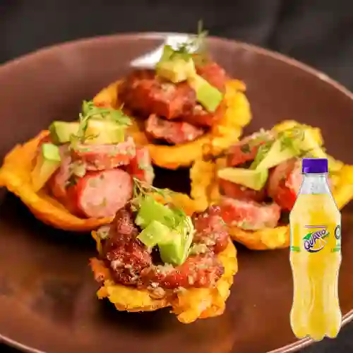 Combo Montadito Artesanal + Quatro Original 400ML