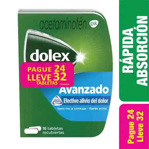 Dolex Avanzado Rápida Absorción