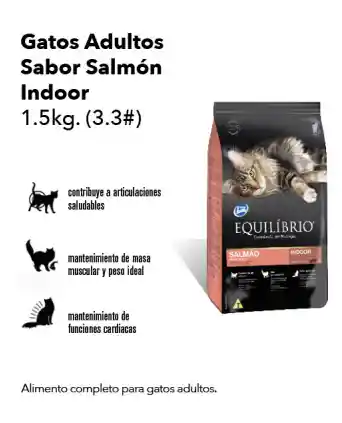 Equilibrio Alimento para Gato Adulto con Salmon
