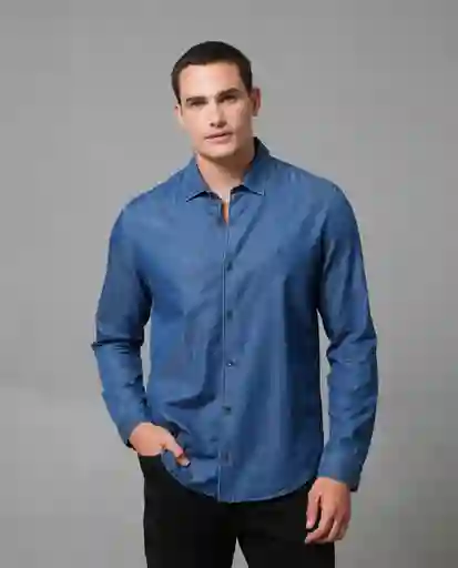 Camisa Hombre Azul M 110 110G000_AZU174021 Rifle