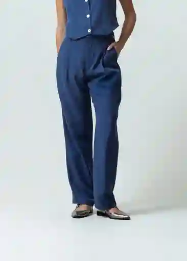 Pantalón Renata Azul Anochecer Ultra Oscuro T 4 532G304 Naf Naf