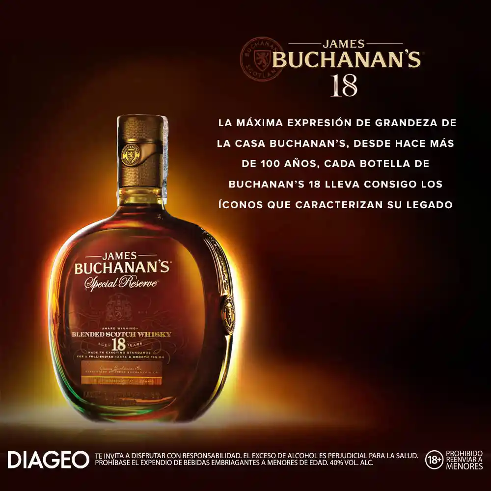 Buchanan's Whisky Escocés Special Reserve 18 años