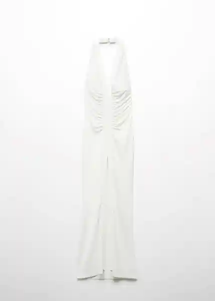 Vestido Vbdurham Offwhite Talla L Mujer Mango