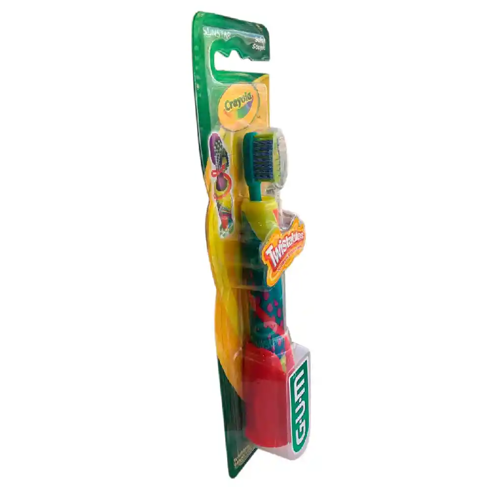 Gum Cepillo Dental Kids Crayola Twistable