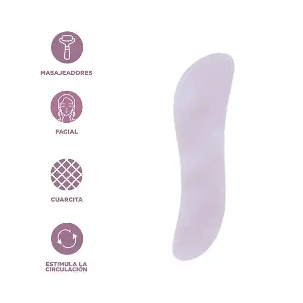 Masajeador Facial Forma de S Rosa Miniso