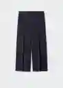 Pantalón Lido Navy Talla 27 Mujer Mango