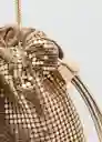 Bolso P Fran Oro Talla 99 Mujer Mango