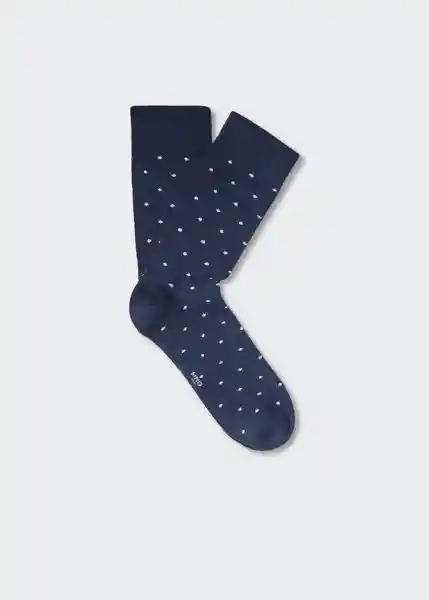 Calcetines Flamenco Navy Talla 45 Hombre Mango