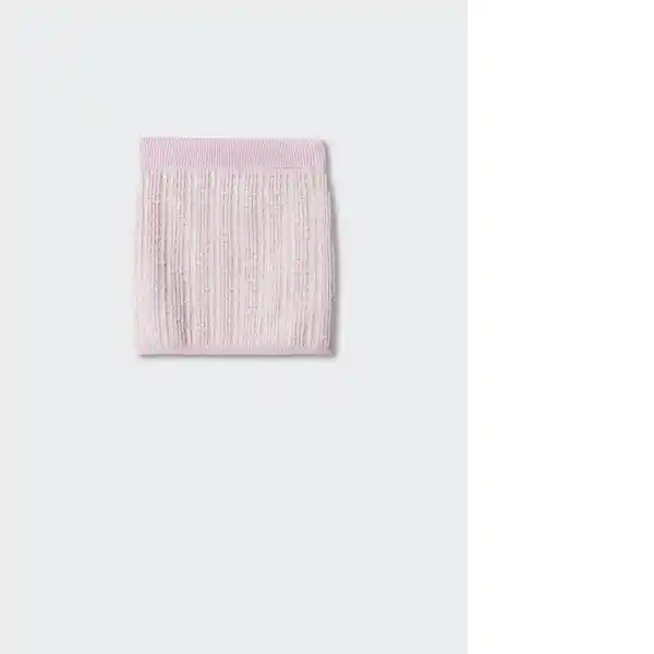 Falda Malvi Malva Talla S Mujer Mango