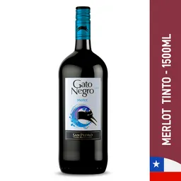 Gato Negro Vino Tinto Merlot 750 ml