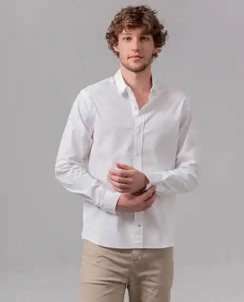 Camisa Hombre Blanco S G10F104_BLA110601 Rifle