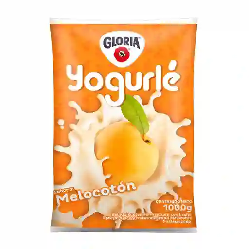 Gloria Yogurt Sabor a Melocotón Yogurlé
