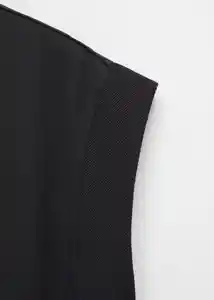 Camiseta Viri Negro Talla S Mujer Mango