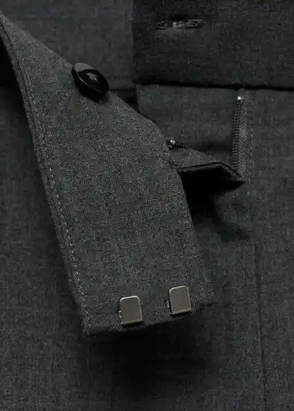 Pantalón Avola Gris Talla 42 Mujer Mango