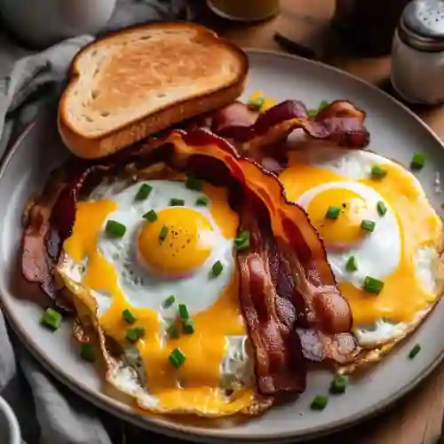 Huevos Bacon Chees