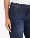 Jean Cosmo Femenino Azul Tono Ultra Oscuro Talla 6 Chevignon