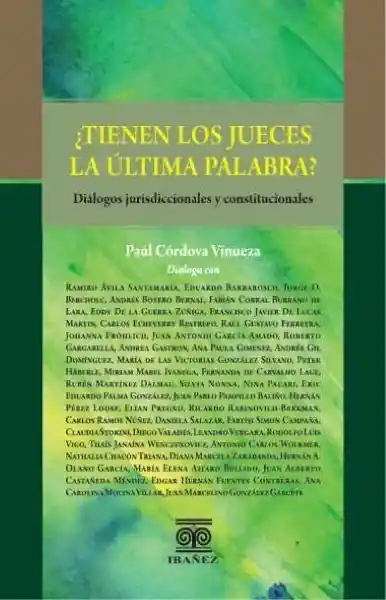 Tienen Los Jueces la Última Palabra? - VV.AA