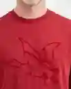 Camiseta Manga Corta Duck Graphic Rojo Pasa T M Chevignon